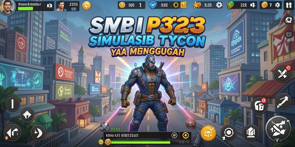 Screenshot gameplay SIP33 menunjukkan strategi bisnis yang mendebarkan.