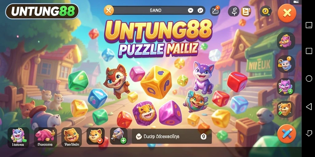 Tampilan gameplay menarik pada UNTUNG88 dengan teka-teki yang menantang.
